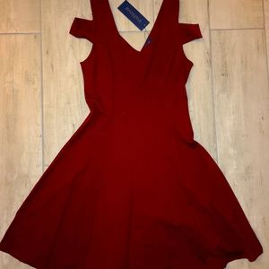 InsNova Burgundy Dress